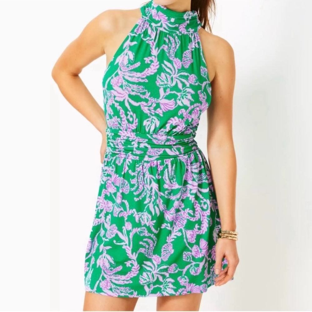 Lilly Pulitzer Wyota skirted romper; XL (NWT)